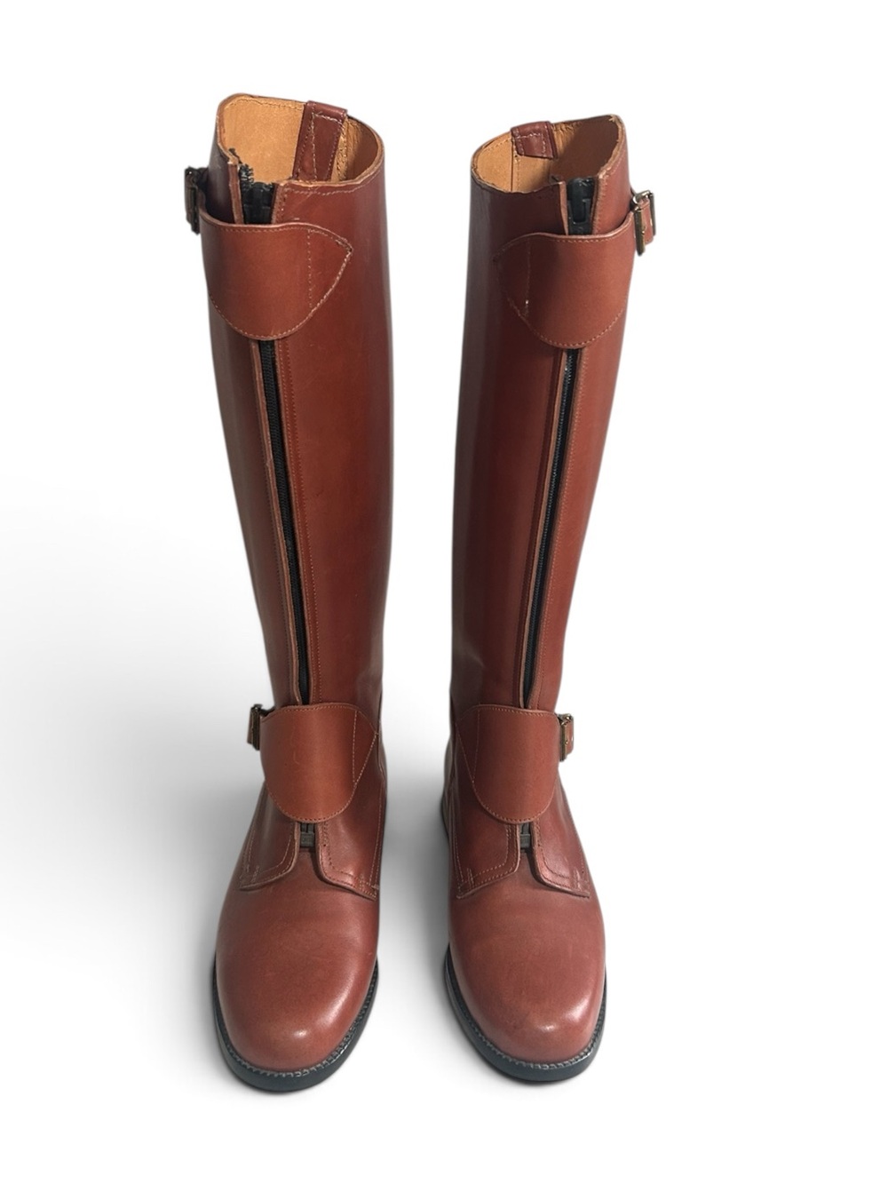Women's Over-the-Knee Riding Boots in Brown Leather France 39 New Condition